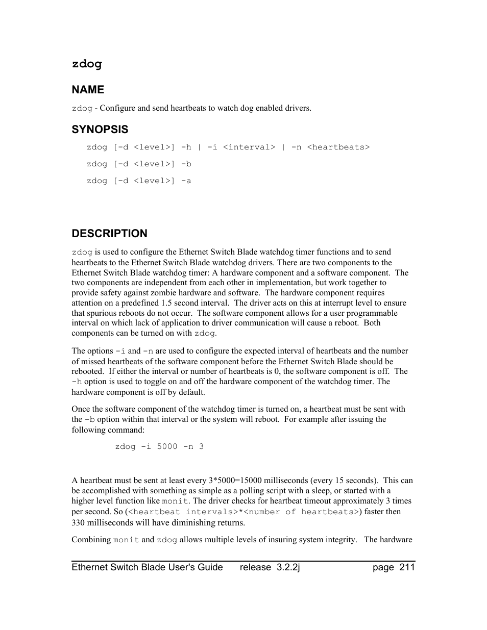 Zdog | Znyx Networks bh5700 User Manual | Page 211 / 359
