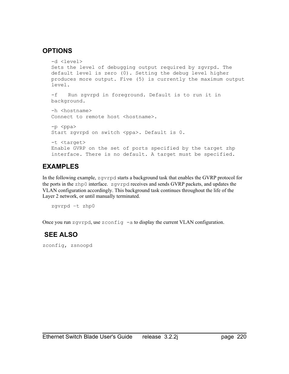 Znyx Networks bh5700 User Manual | Page 220 / 359