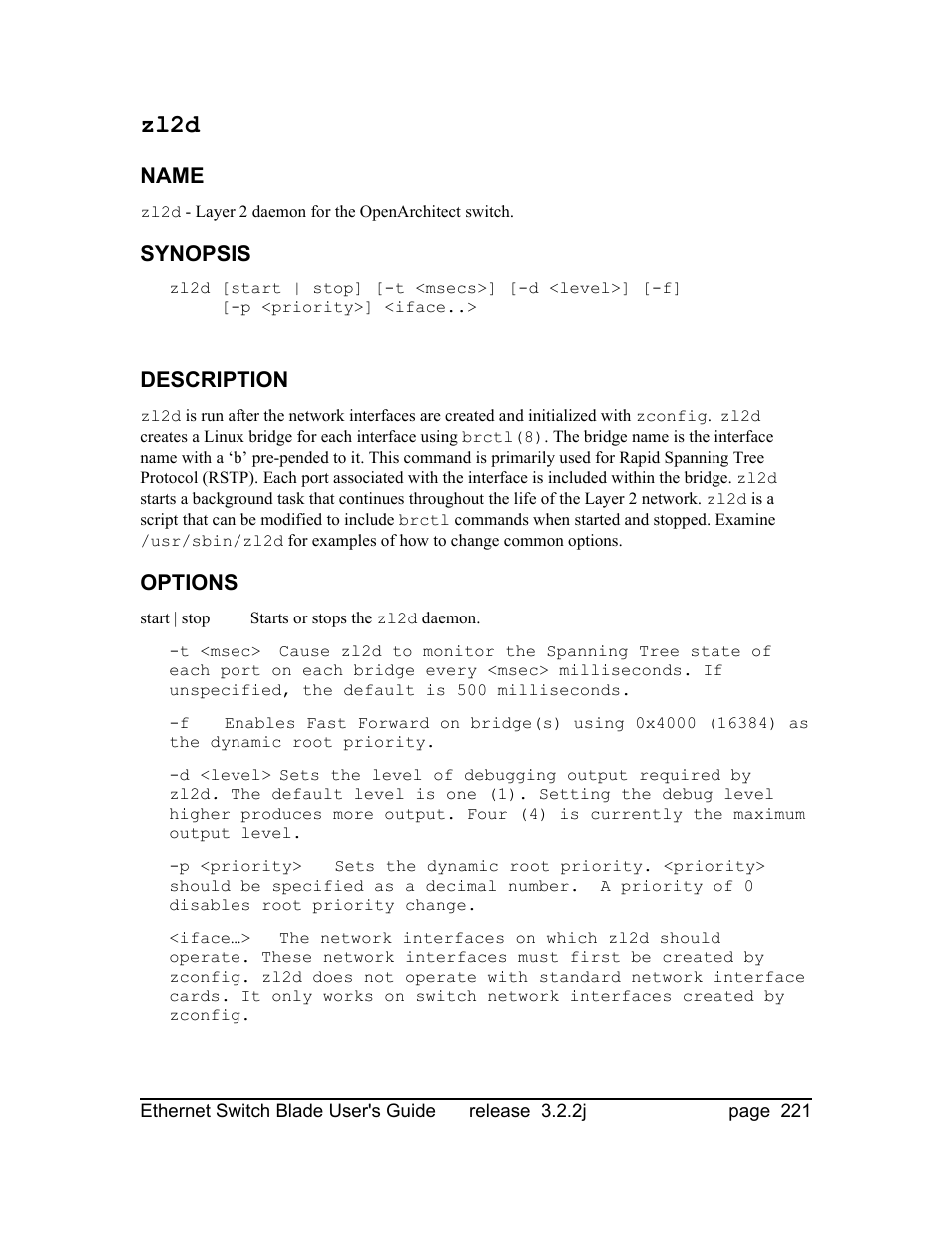 Zl2d | Znyx Networks bh5700 User Manual | Page 221 / 359