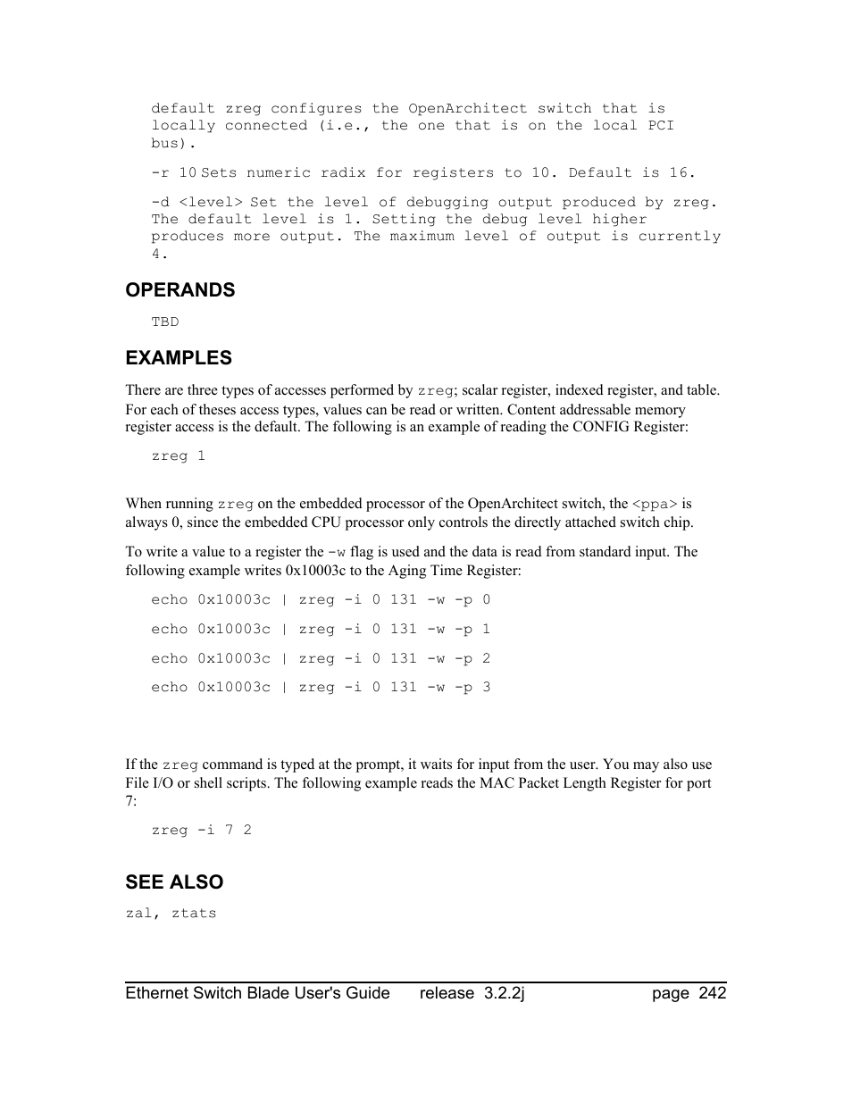 Znyx Networks bh5700 User Manual | Page 242 / 359