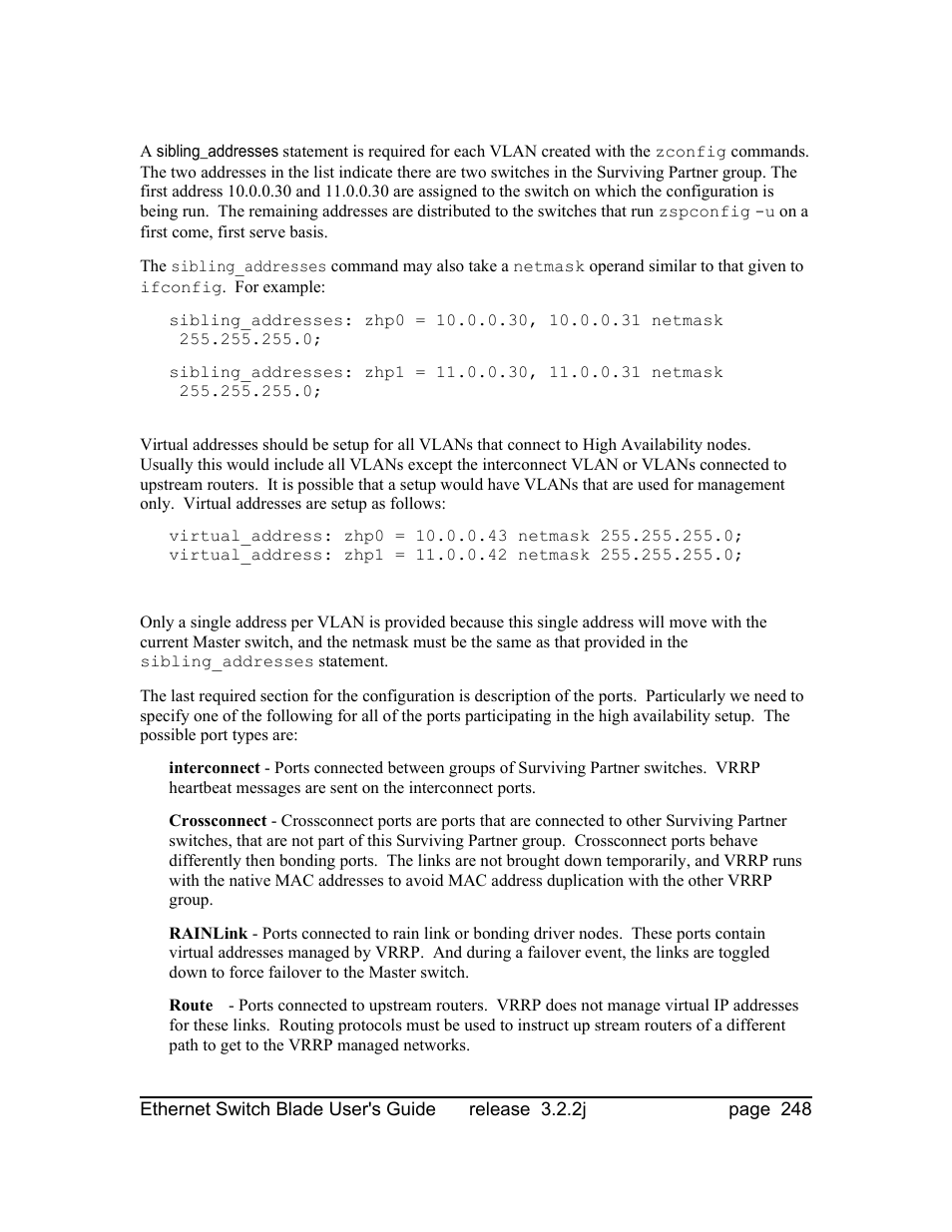 Znyx Networks bh5700 User Manual | Page 248 / 359