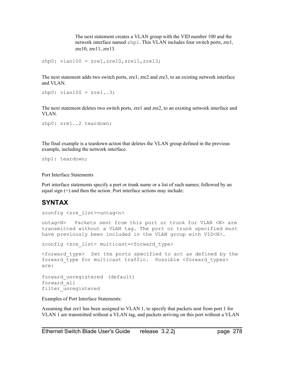 Syntax | Znyx Networks bh5700 User Manual | Page 278 / 359