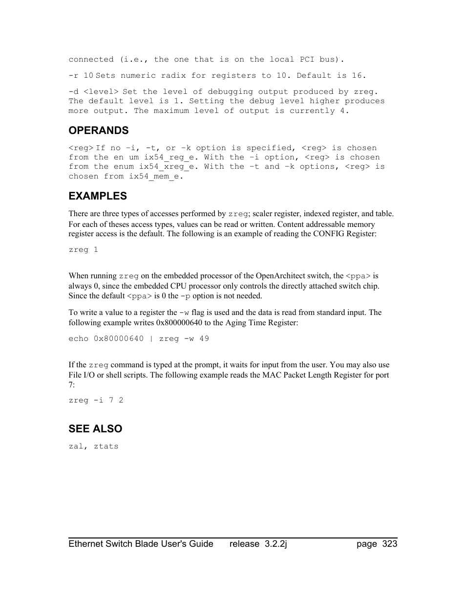 Znyx Networks bh5700 User Manual | Page 323 / 359