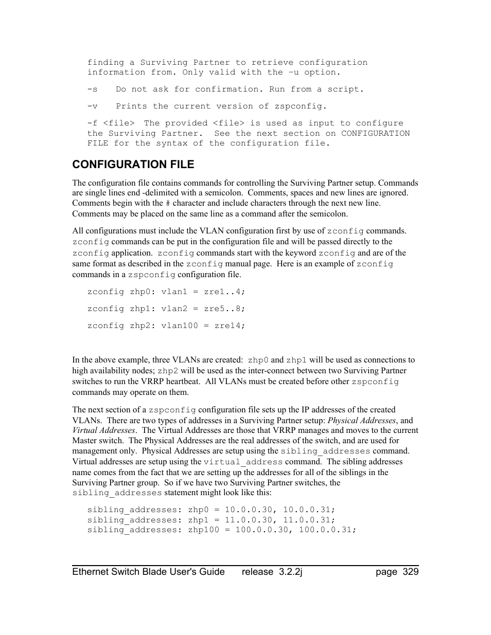 Configuration file | Znyx Networks bh5700 User Manual | Page 329 / 359