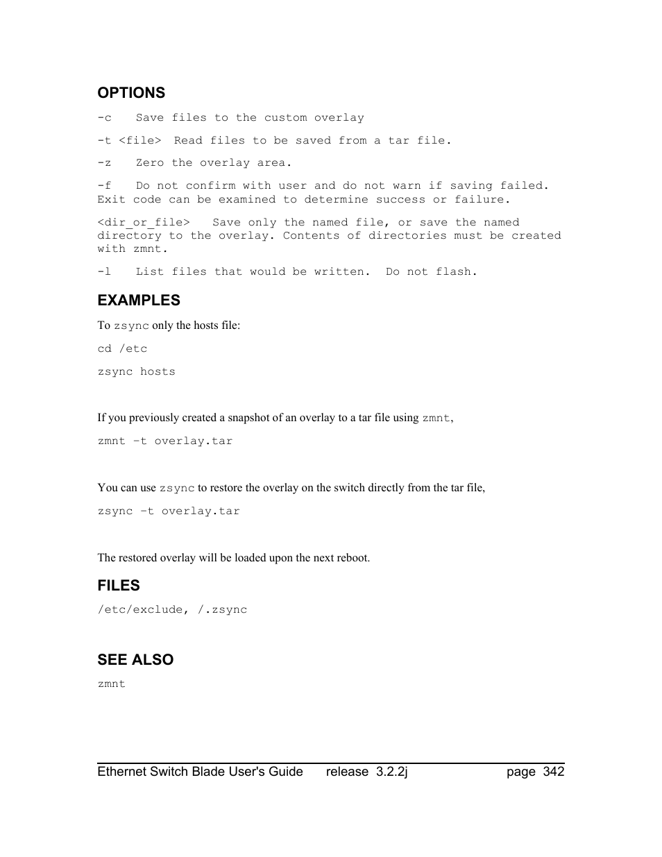 Znyx Networks bh5700 User Manual | Page 342 / 359