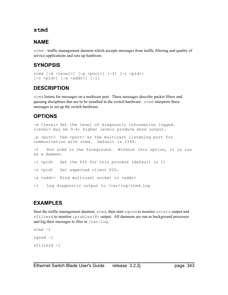Ztmd | Znyx Networks bh5700 User Manual | Page 343 / 359