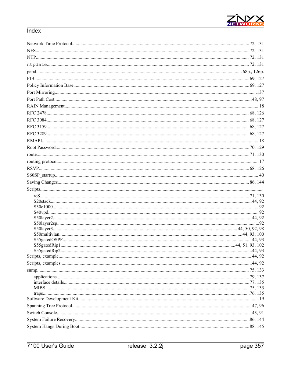 Znyx Networks bh5700 User Manual | Page 357 / 359