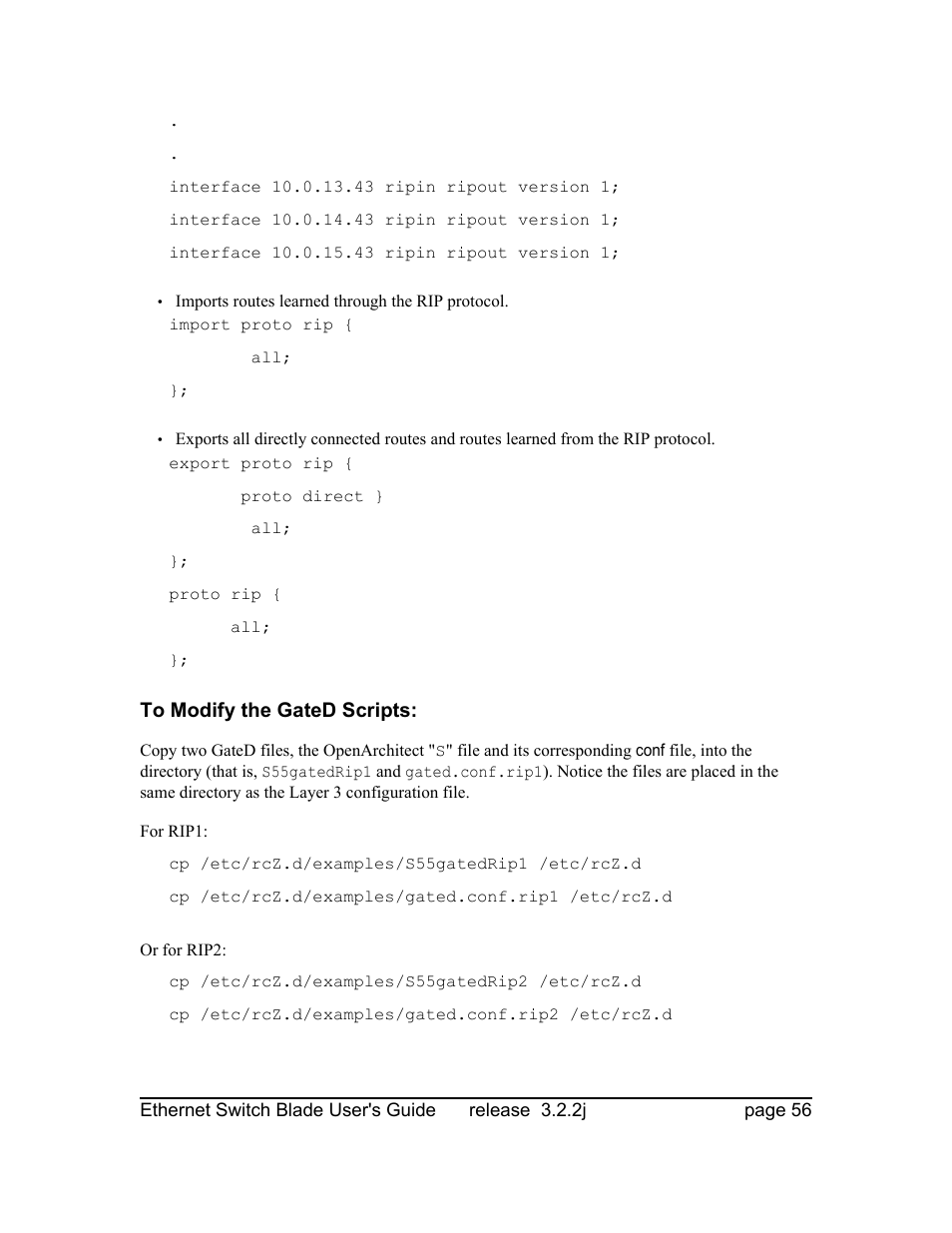 To modify the gated scripts | Znyx Networks bh5700 User Manual | Page 56 / 359