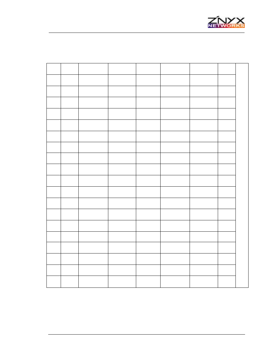 Znyx Networks ZX4300P User Manual | Page 13 / 18