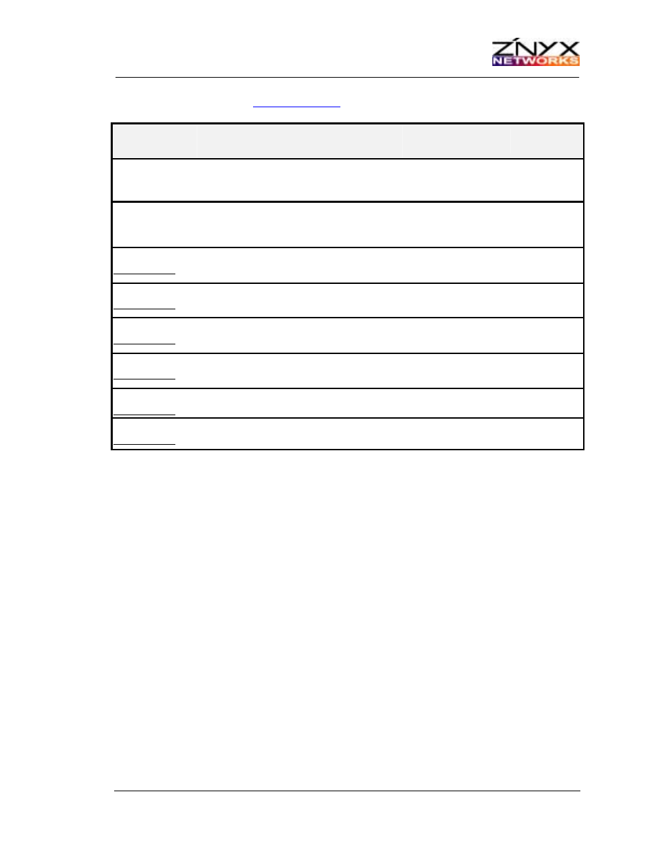 Znyx Networks ZX4300P User Manual | Page 18 / 18