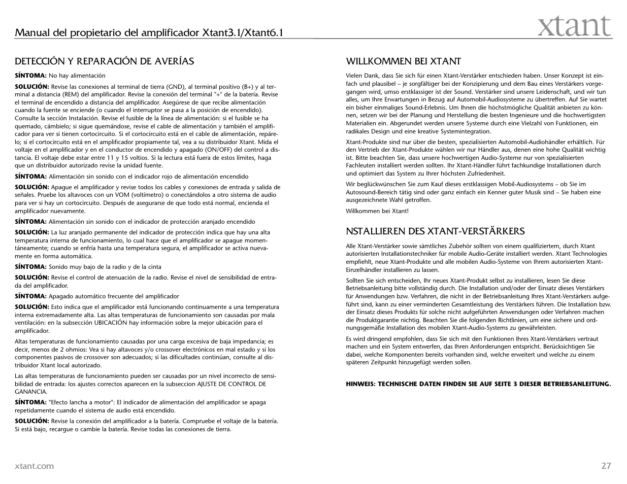 Xtant 6.1 User Manual | Page 14 / 19