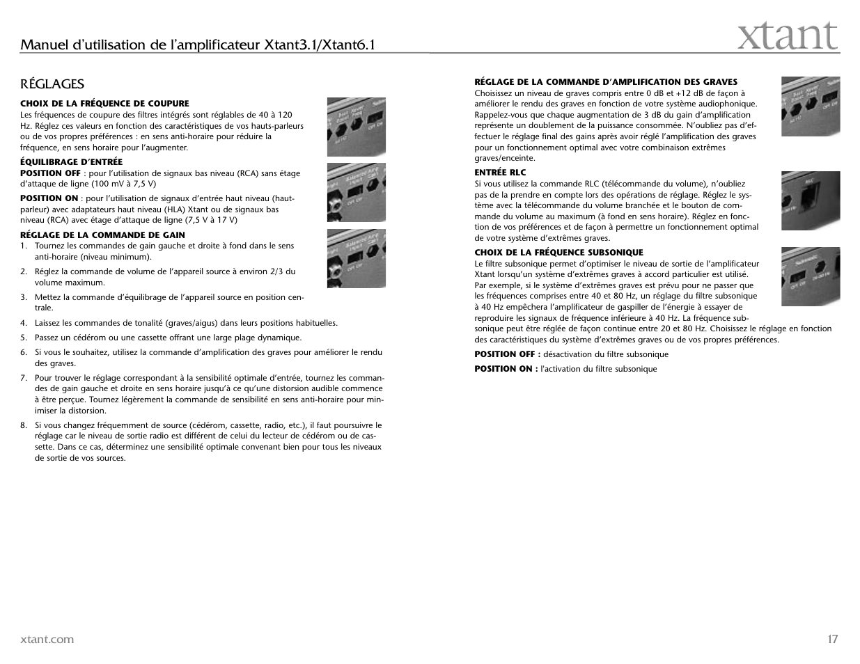 Xtant 6.1 User Manual | Page 9 / 19