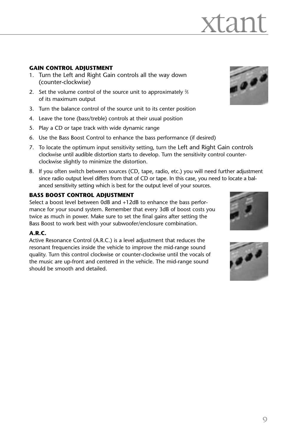 Xtant 2.2 User Manual | Page 9 / 36