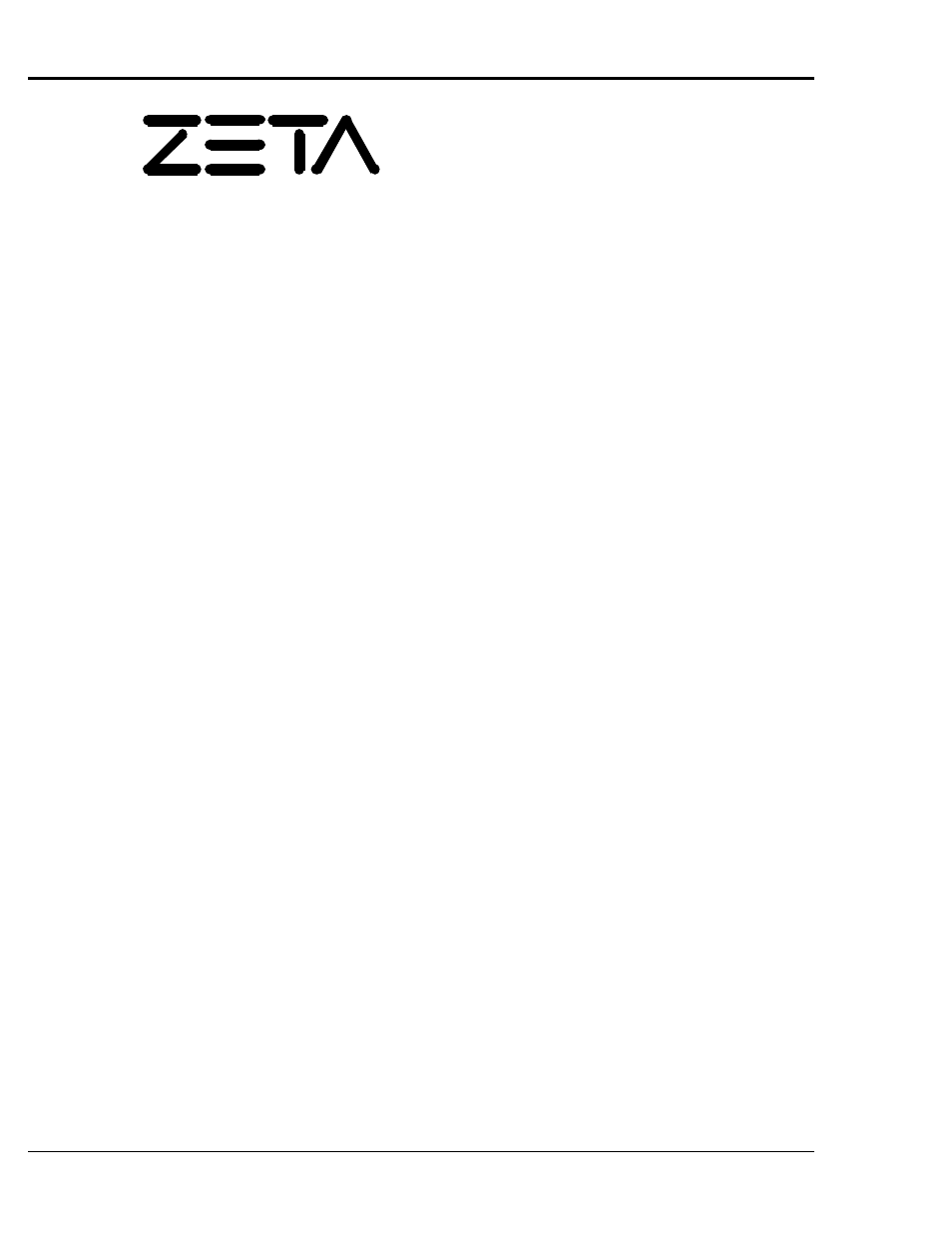 ZETA Music Systems XB-306 User Manual | 8 pages