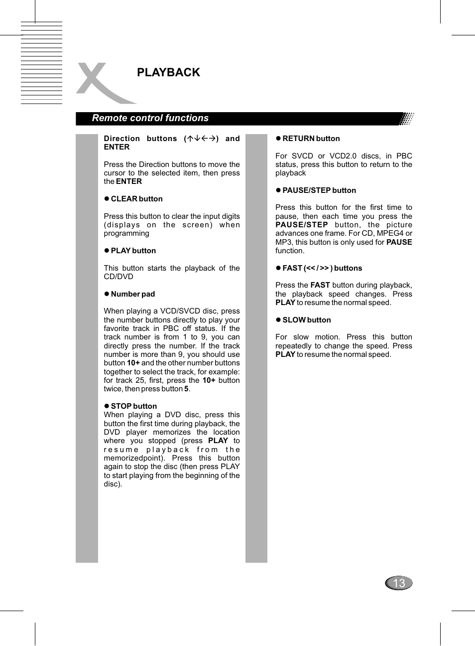 Playback 13 | Xoro HSD 311 User Manual | Page 61 / 72