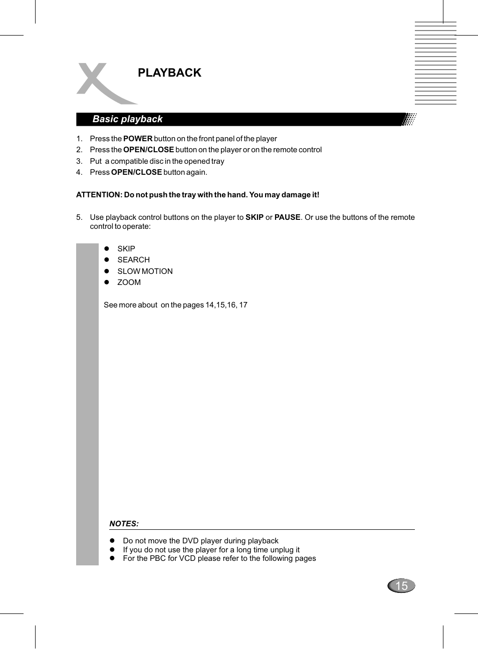 Playback | Xoro HSD 311 User Manual | Page 63 / 72
