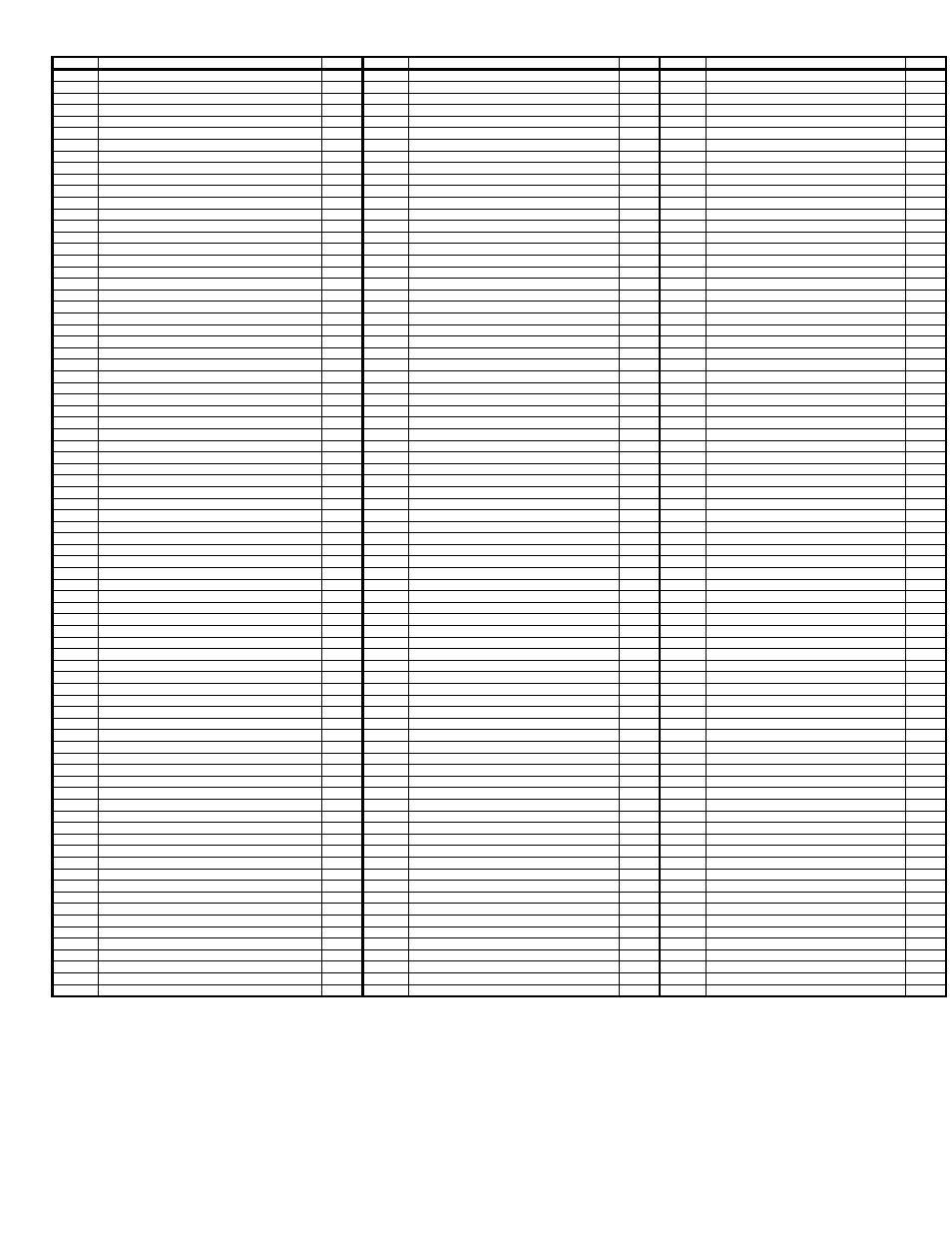 Parts list | Yorkville Sound YS1044 User Manual | Page 3 / 11