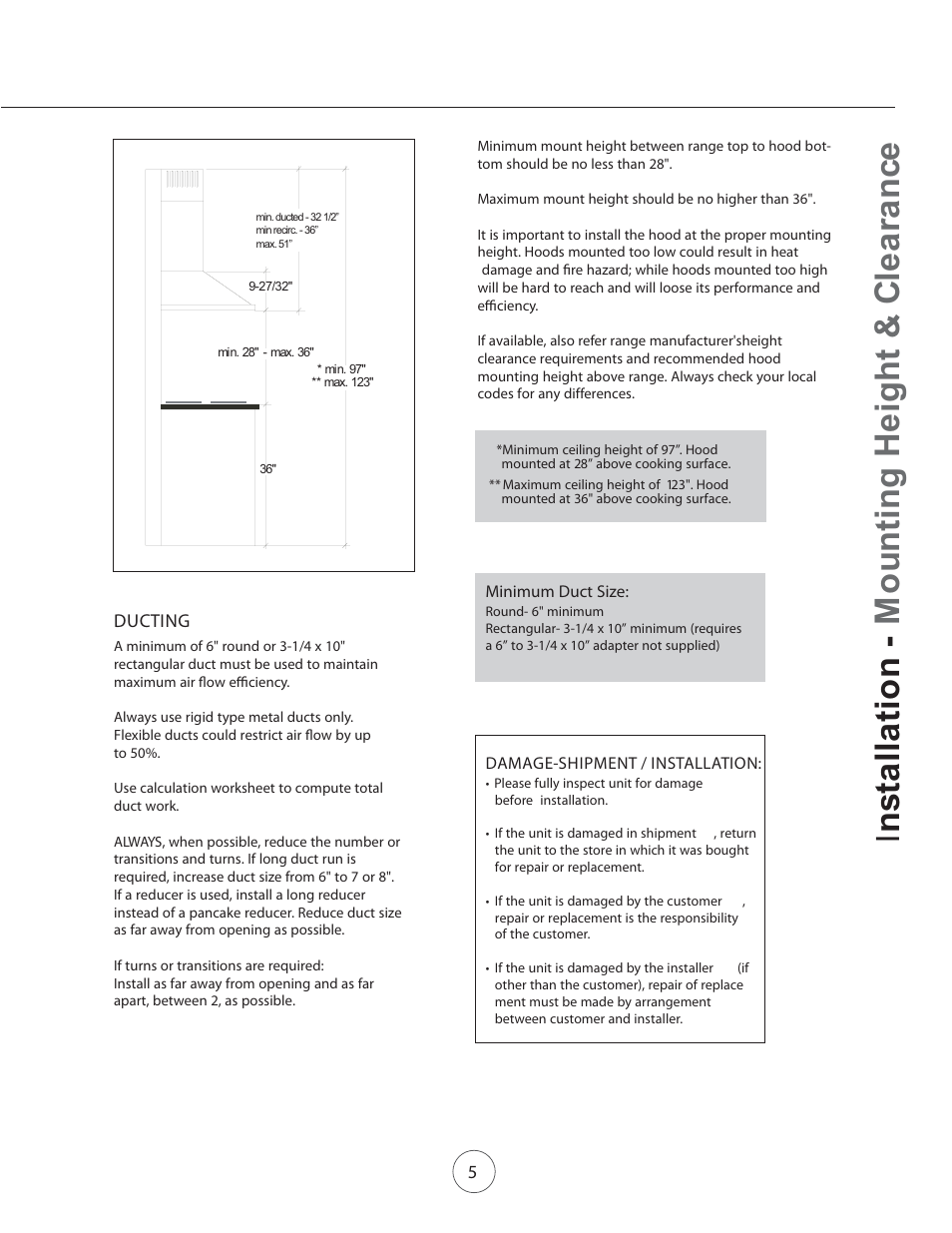 Zephyr ZVE-E42S User Manual | Page 7 / 19