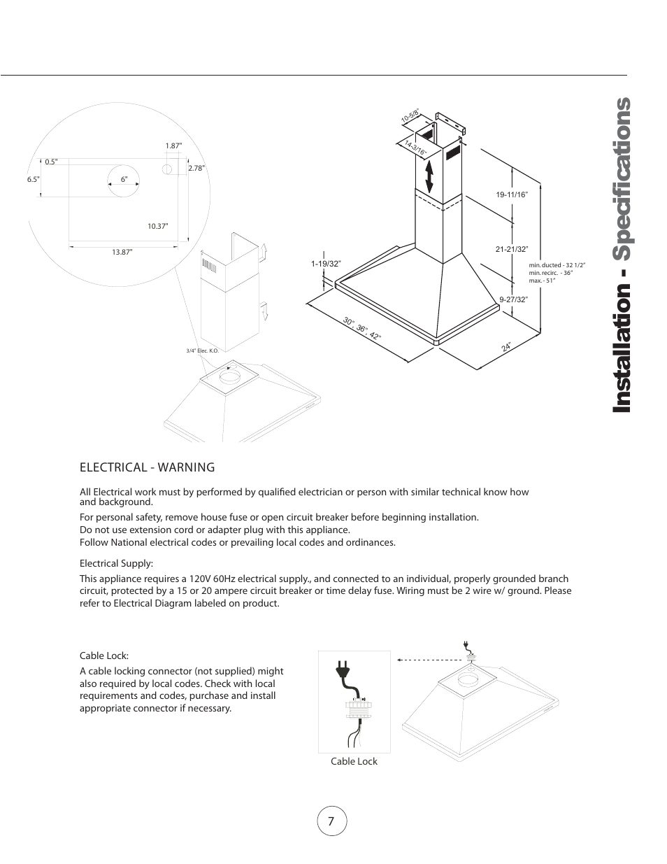 Noi tal lat sni sn oit aci fic ep s | Zephyr ZVE-E42S User Manual | Page 9 / 19
