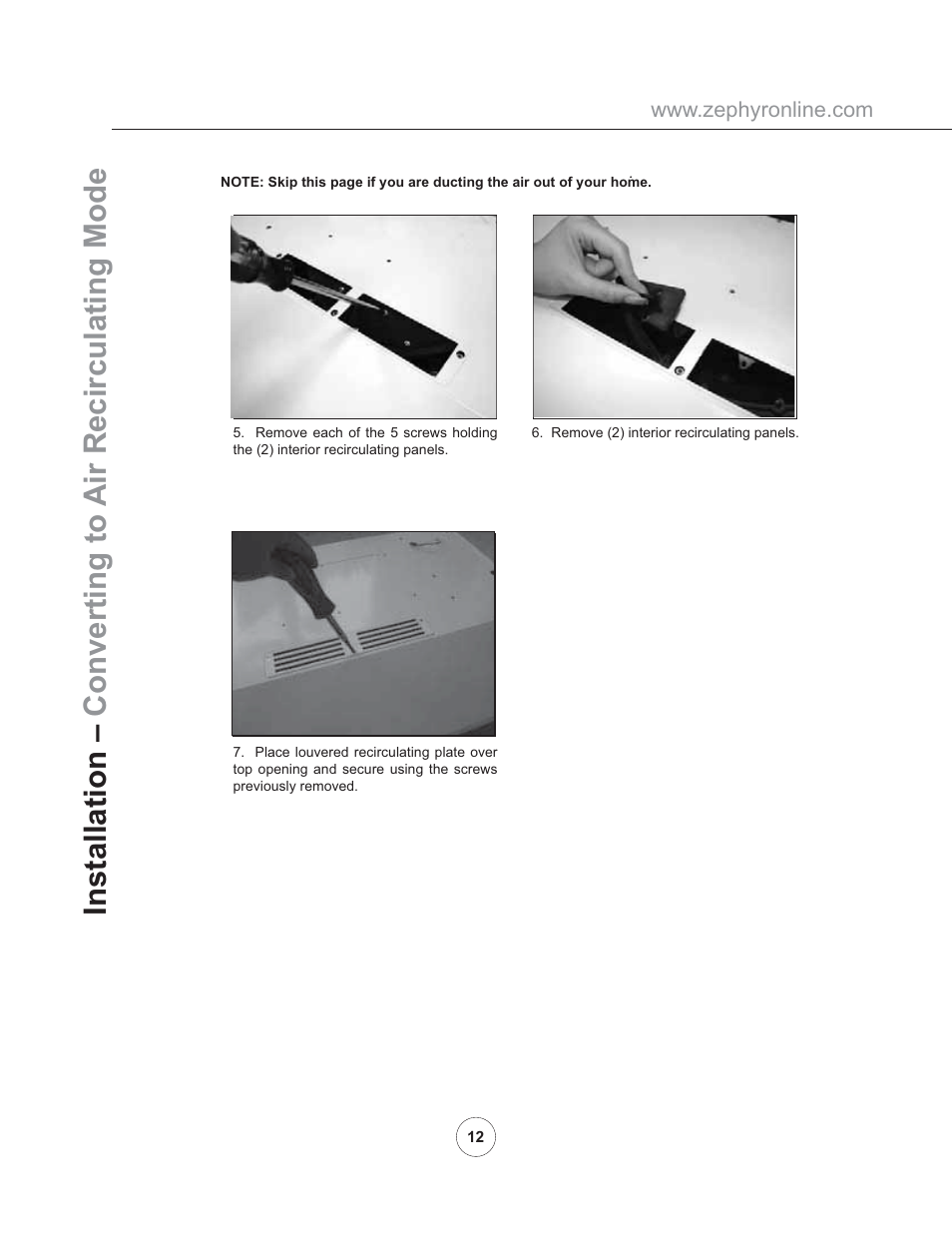 Zephyr AK11005 User Manual | Page 14 / 22