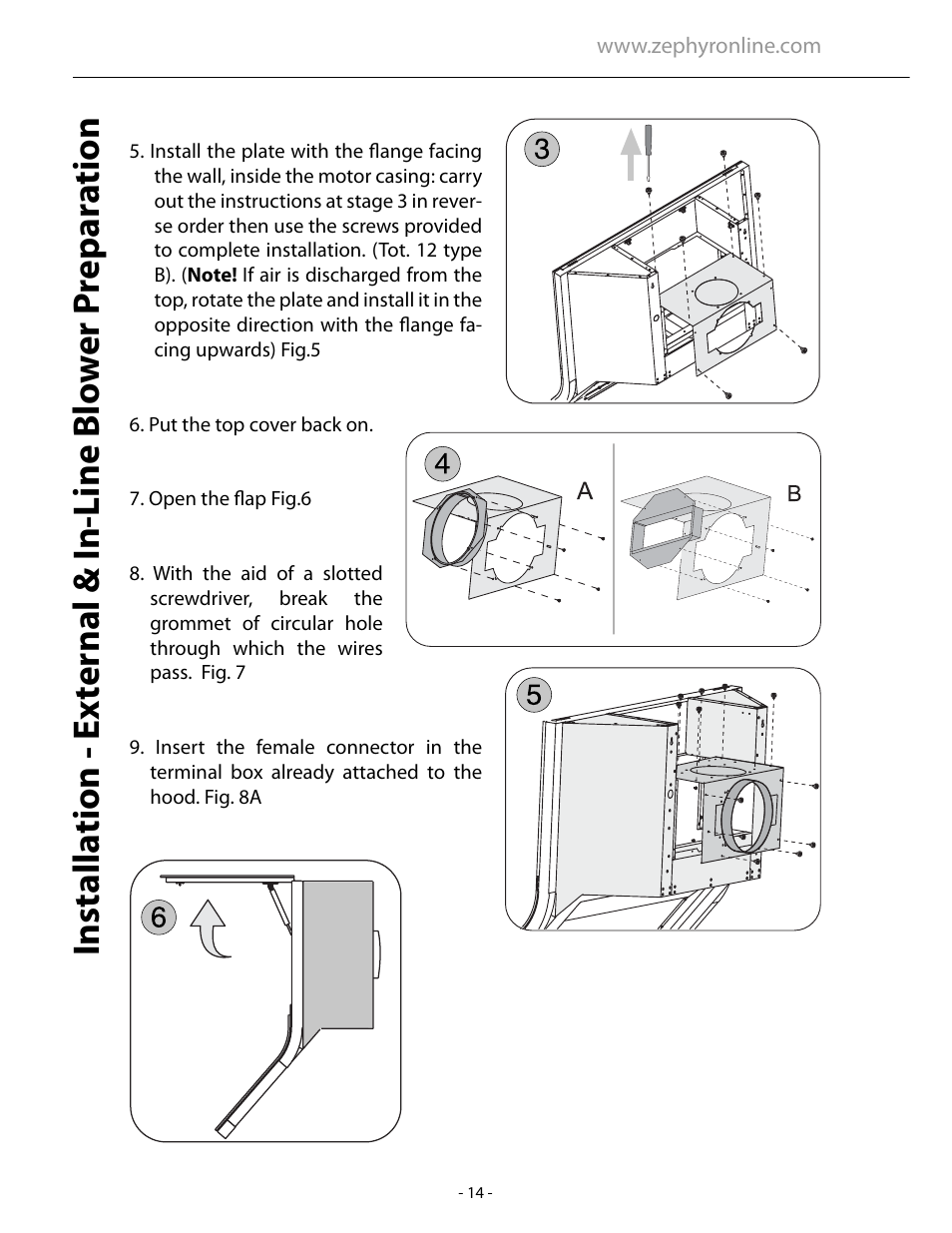 Zephyr ARC AHZ-M90ABX User Manual | Page 14 / 22