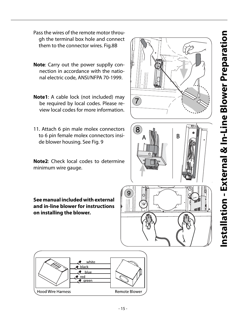 Zephyr ARC AHZ-M90ABX User Manual | Page 15 / 22
