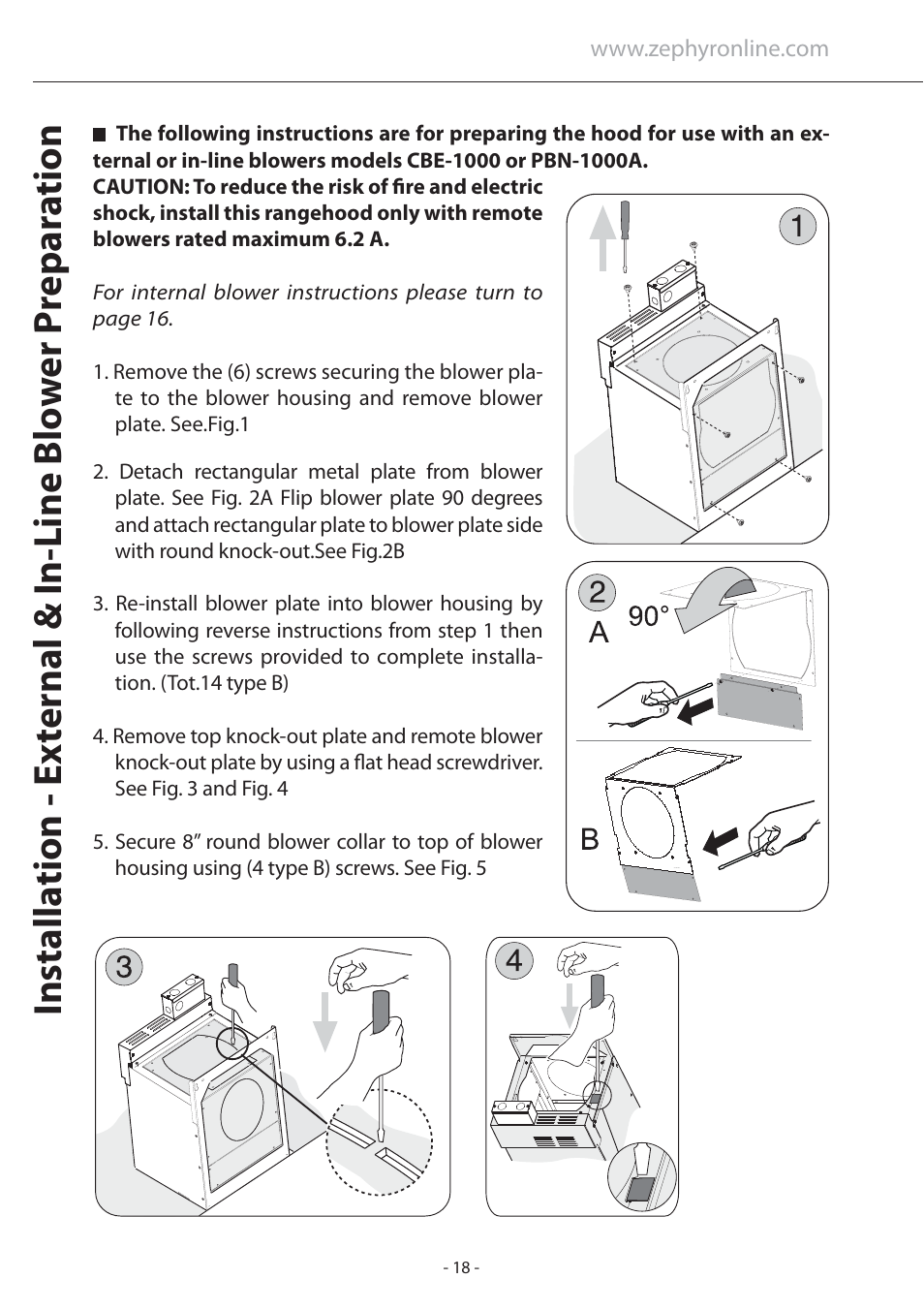 Zephyr Layers Wall ALA - M90ABX User Manual | Page 18 / 27