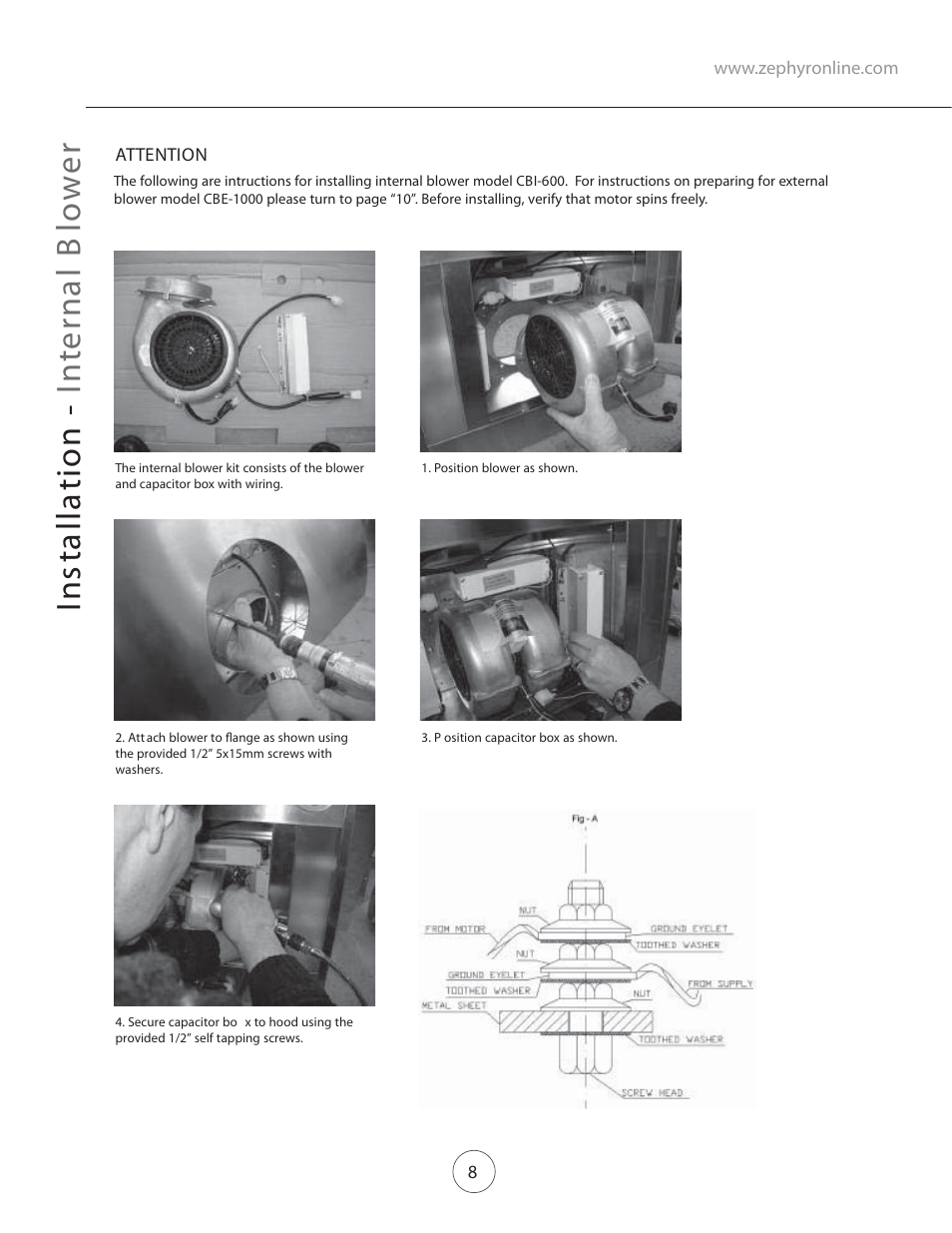 Zephyr COK-E48SX User Manual | Page 10 / 23