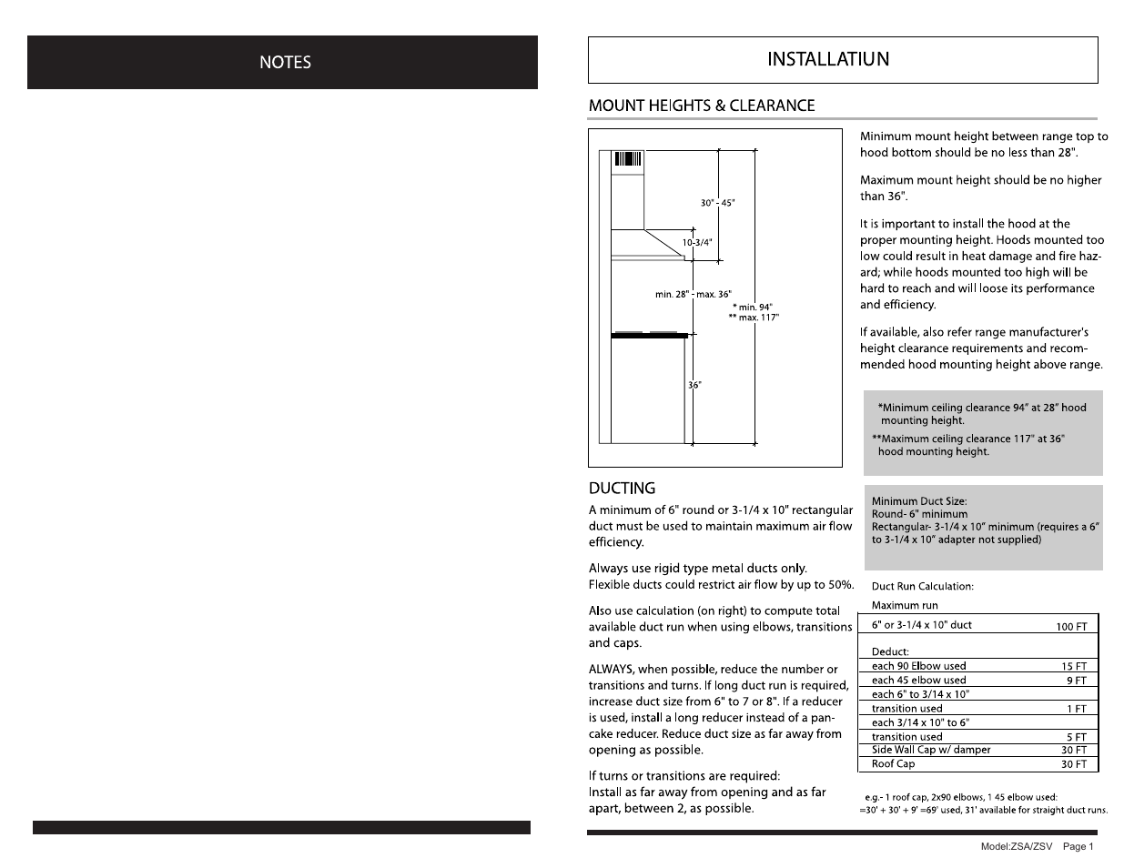 Zephyr ZSA-M90AS User Manual | Page 3 / 7