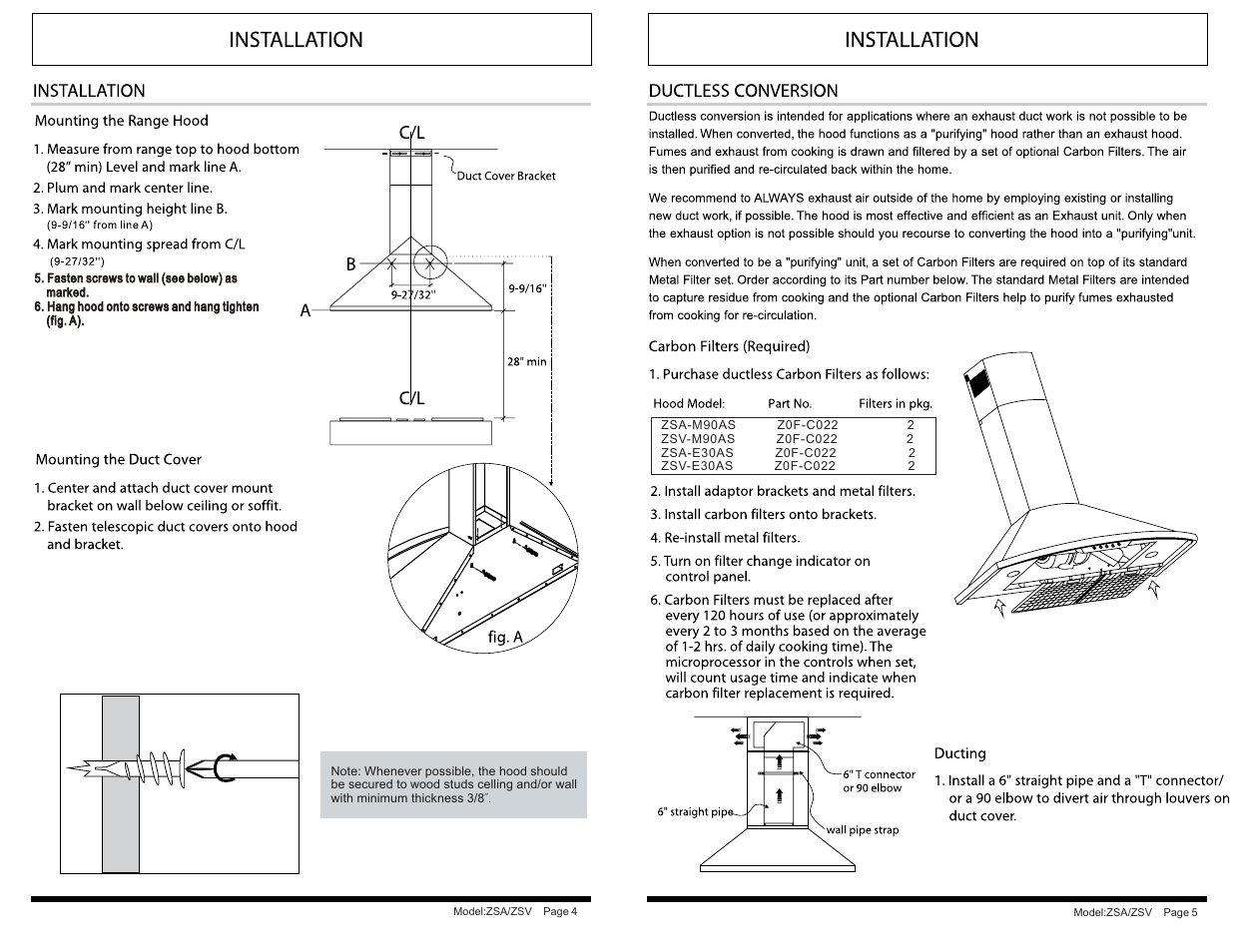 Zephyr ZSA-M90AS User Manual | Page 5 / 7