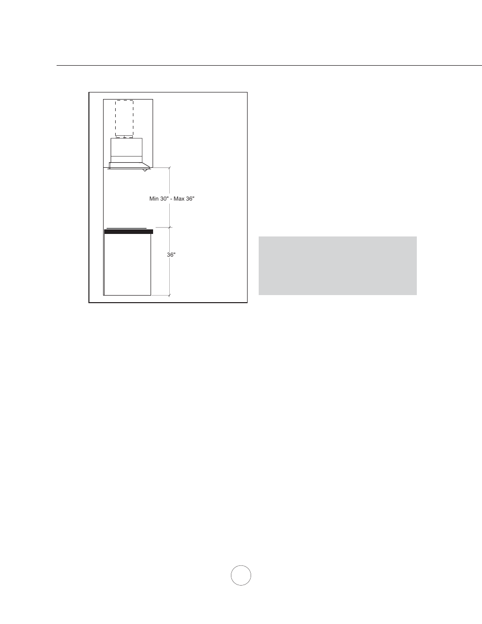 Installation – mounting height & clearance | Zephyr Willow AK8800AS User Manual | Page 8 / 17