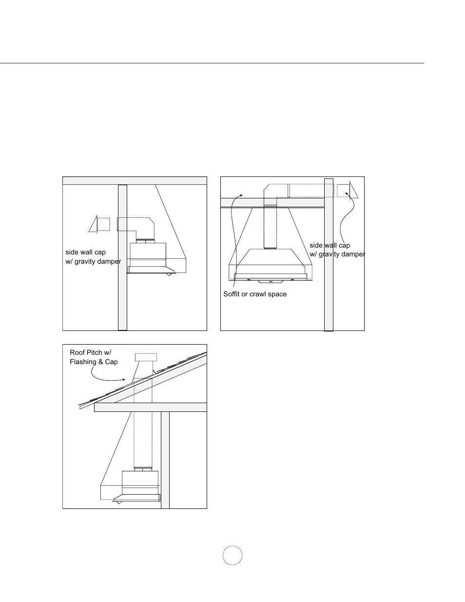 Installation – ducting options | Zephyr Willow AK8800AS User Manual | Page 9 / 17