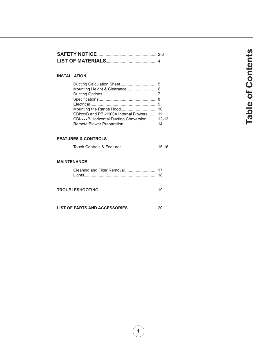 Zephyr AK7548ASX User Manual | Page 3 / 23