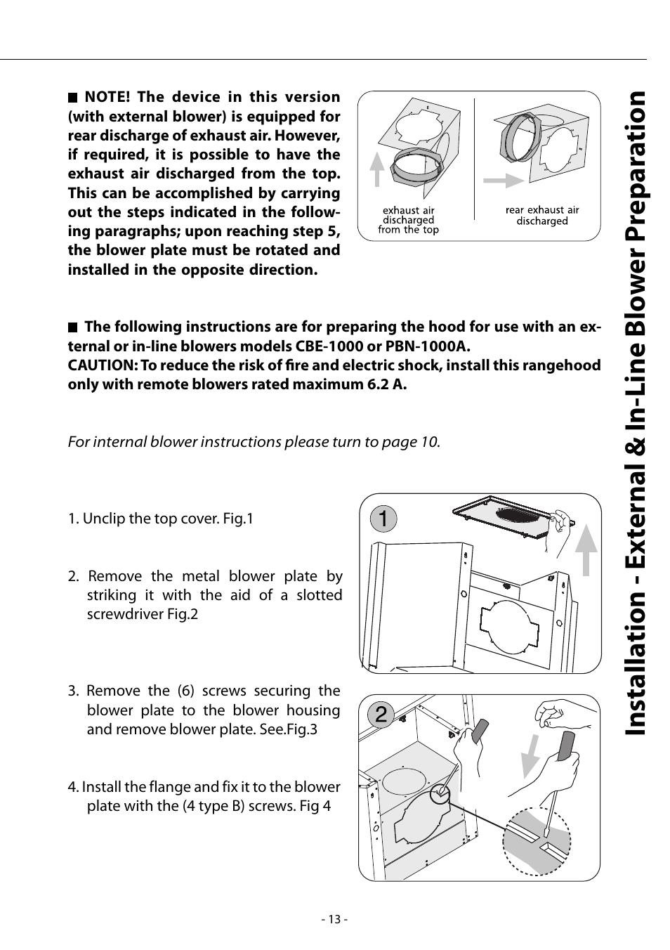 Zephyr AHZ-M90ARX User Manual | Page 13 / 22