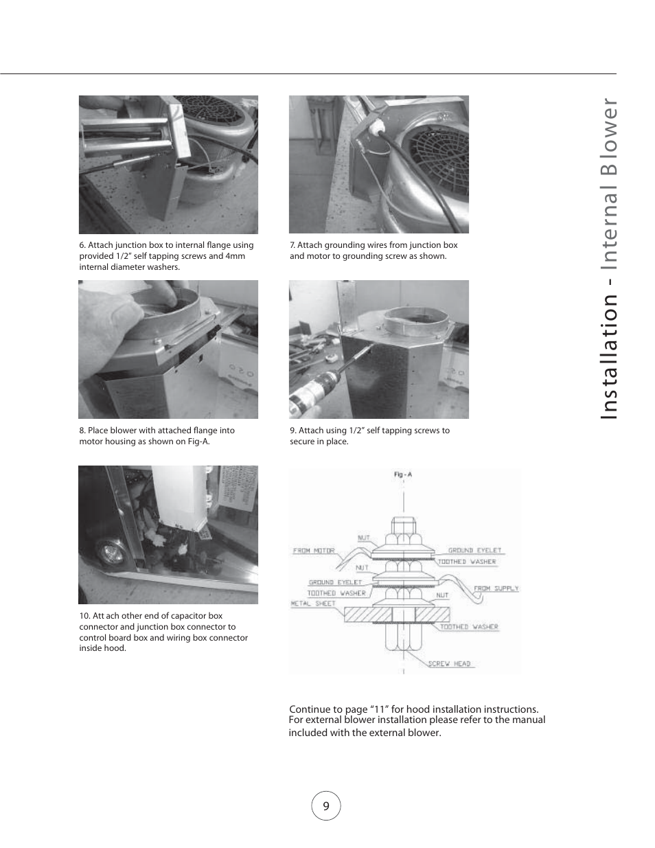 Zephyr CTP-E 60SX User Manual | Page 11 / 23