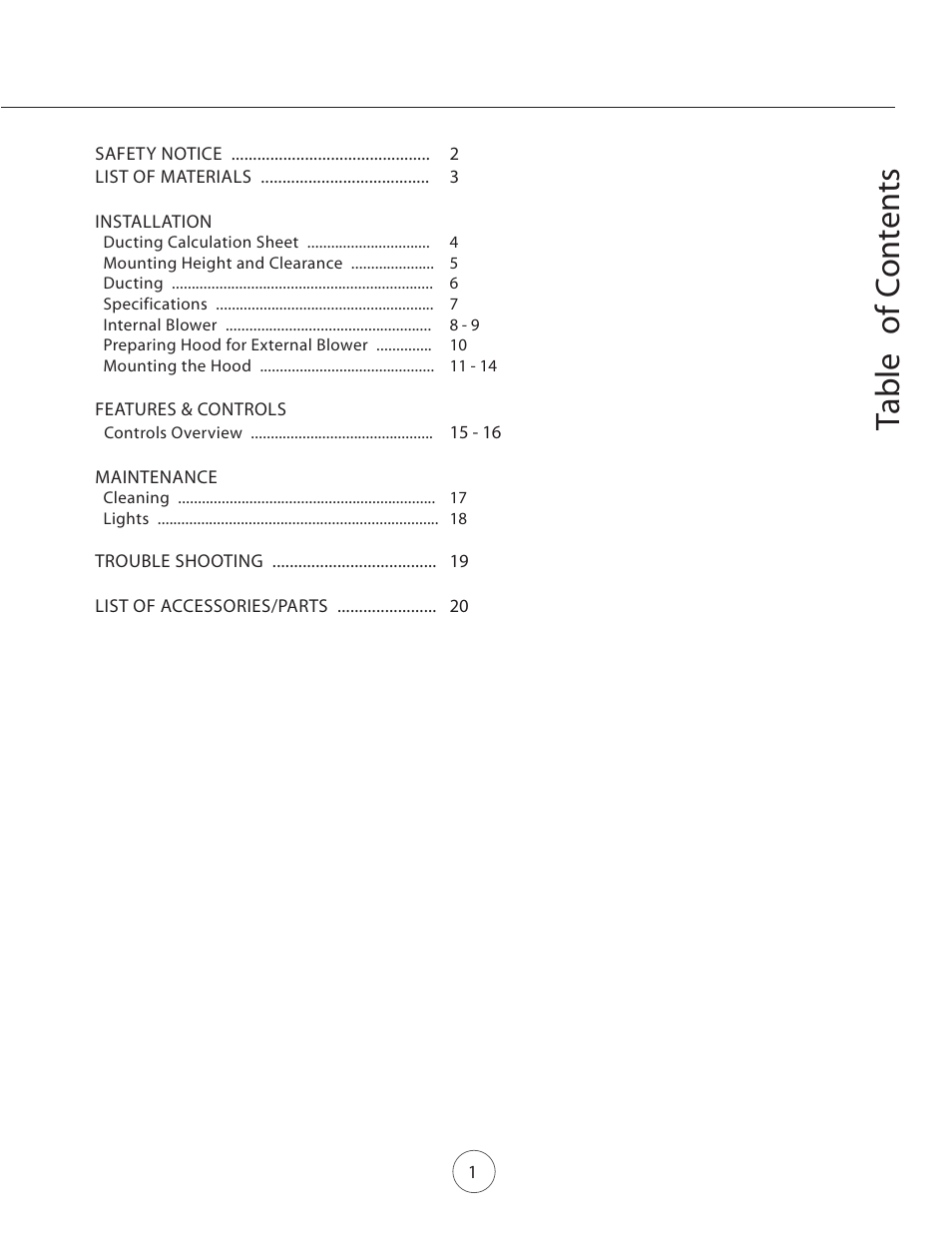 Zephyr CTP-E 60SX User Manual | Page 3 / 23