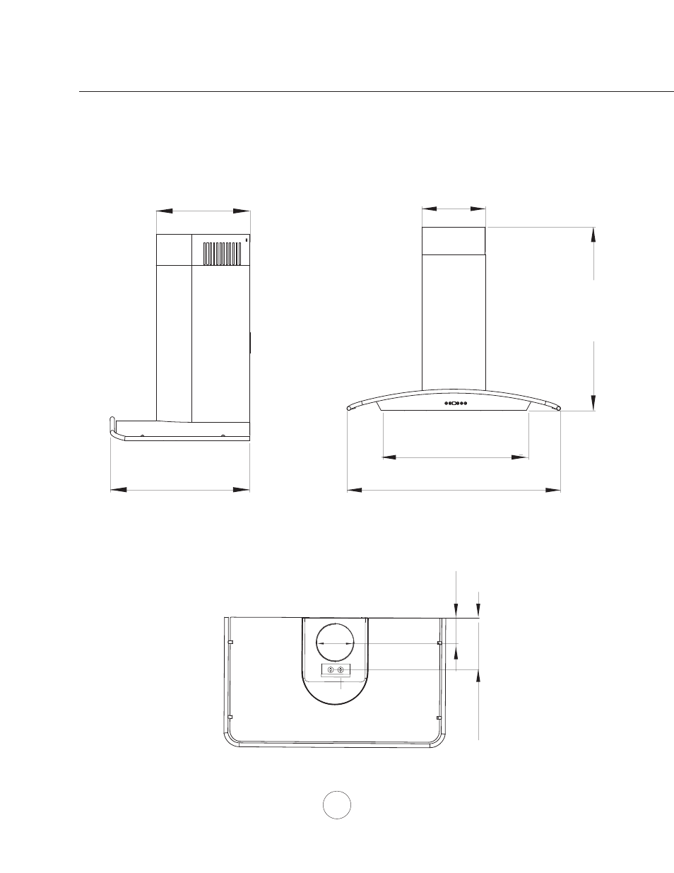 Installation – hood speci fi cations | Zephyr ZMI-M90AS User Manual | Page 10 / 20