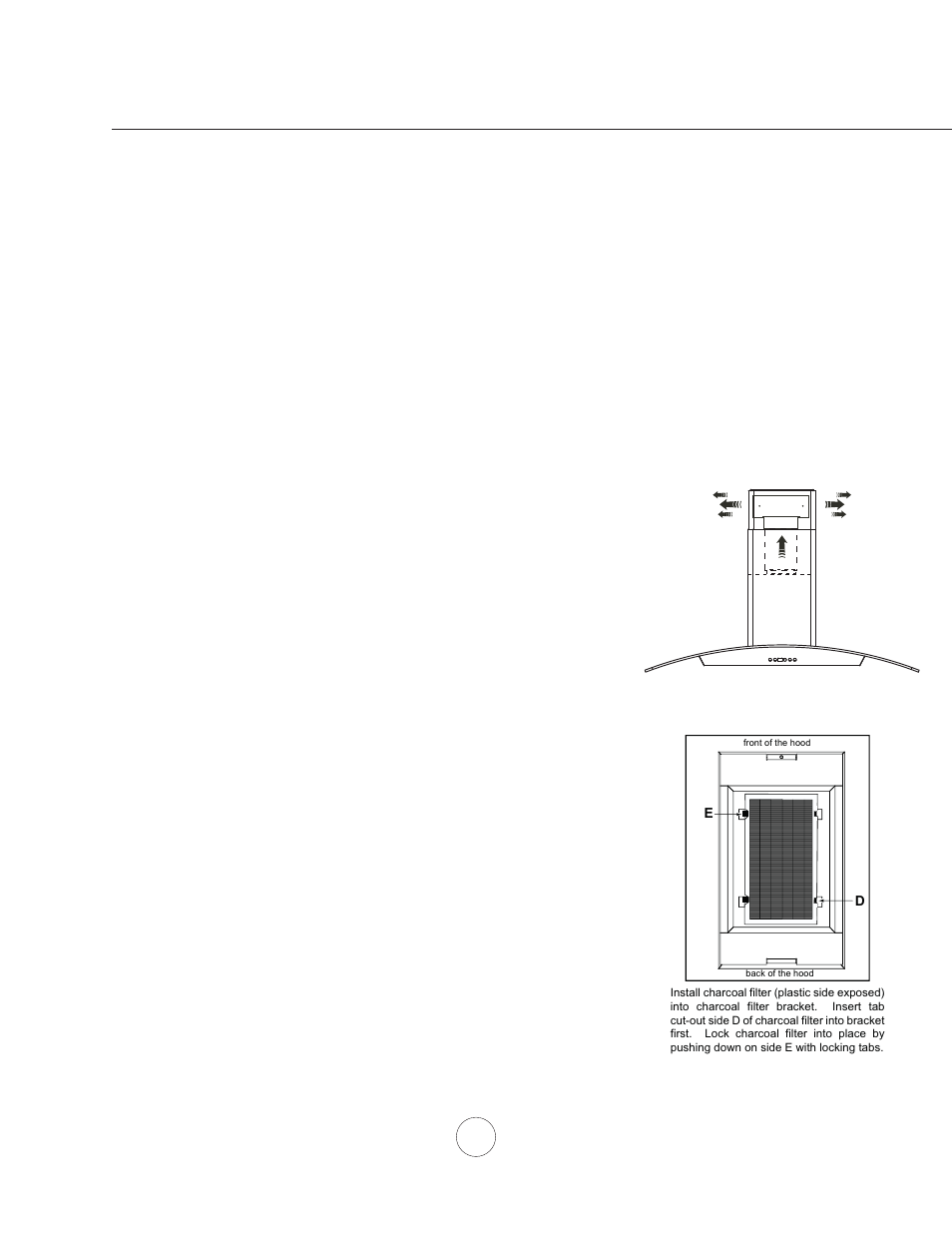 Installation – ductless recirculating | Zephyr ZMI-M90AS User Manual | Page 12 / 20