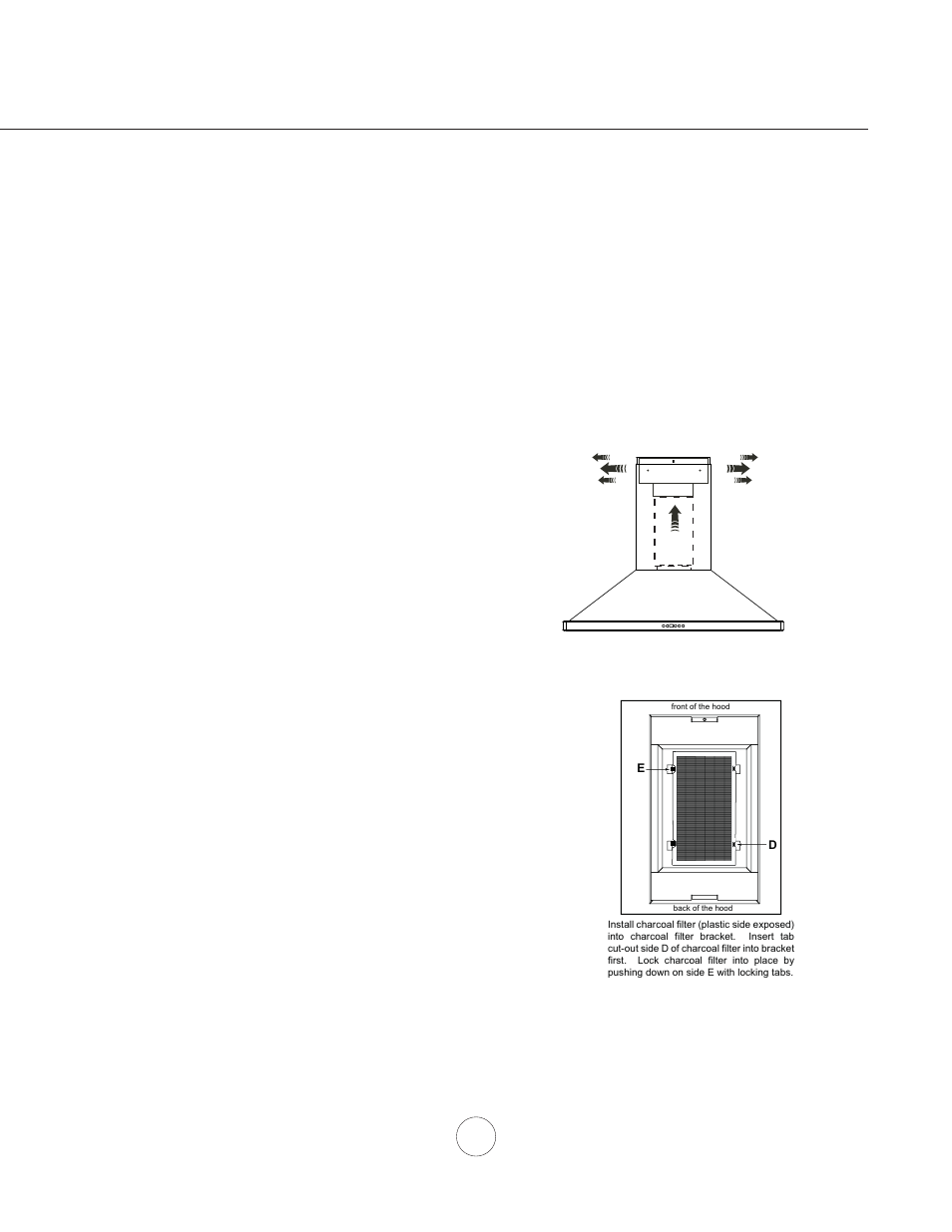 Installation – ductless recirculation | Zephyr ZNA-M90S User Manual | Page 13 / 21