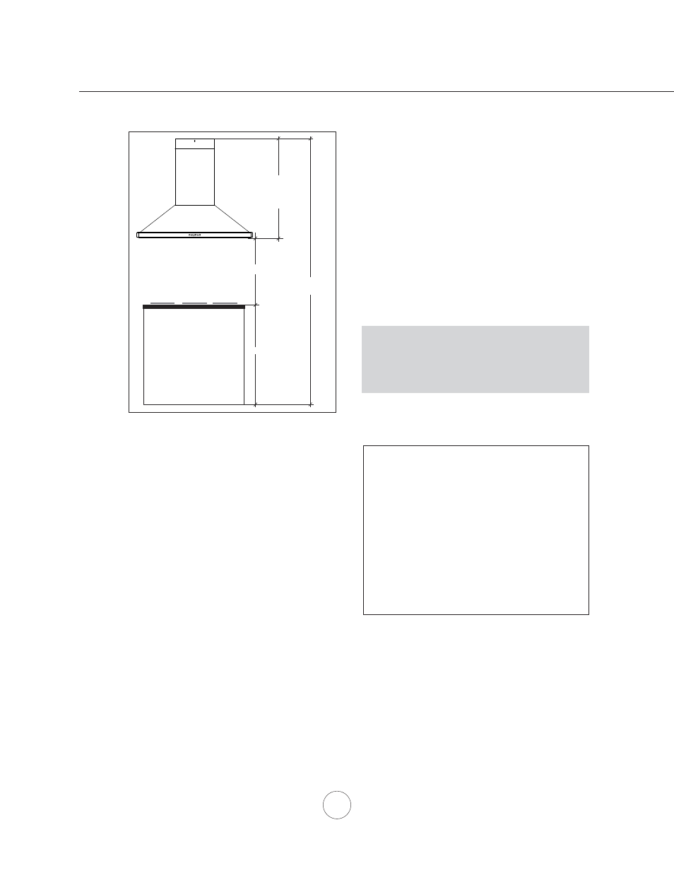 Installation – mounting height & clearance | Zephyr ZNA-M90S User Manual | Page 8 / 21