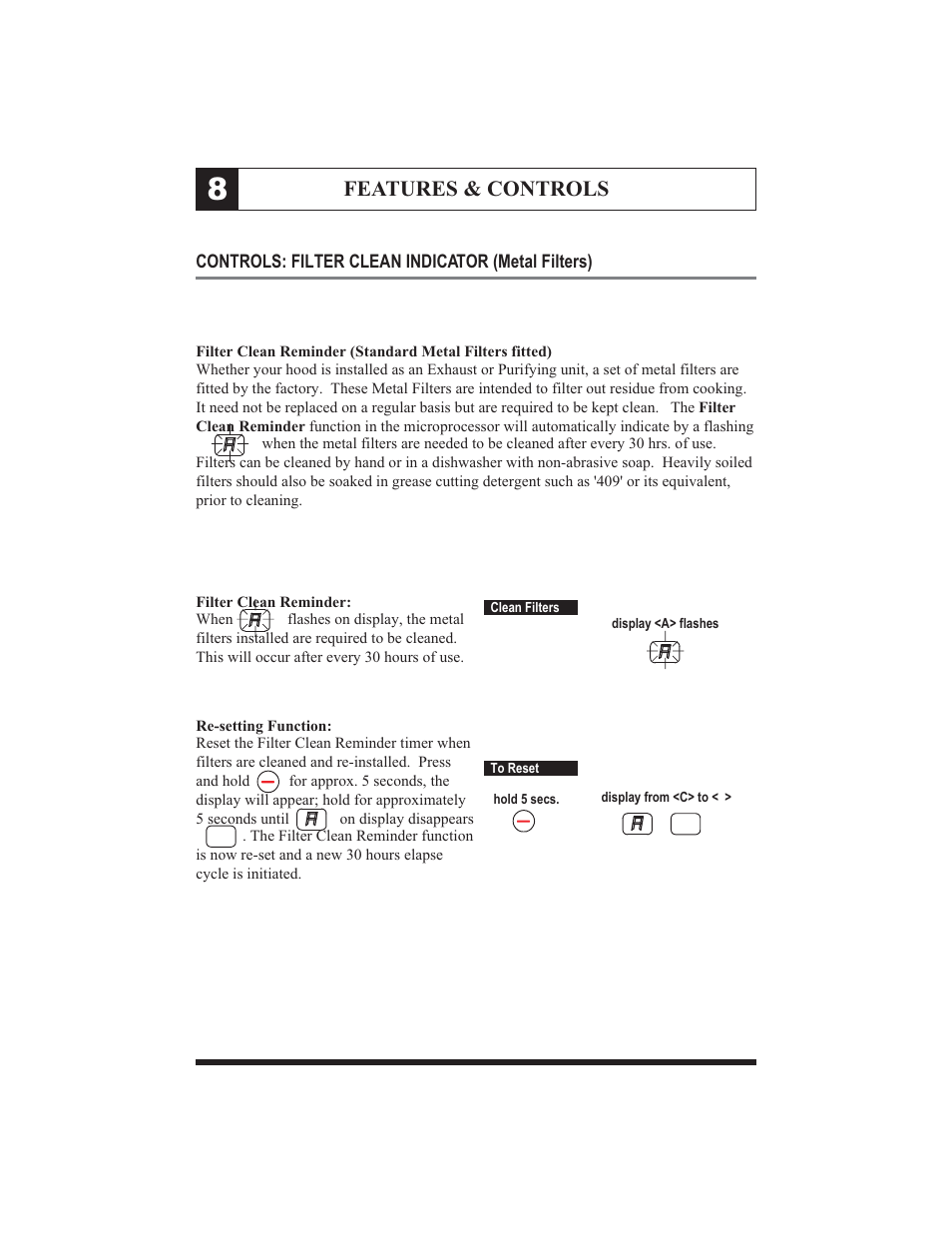 Features & controls | Zephyr ZMI-M90G User Manual | Page 11 / 15