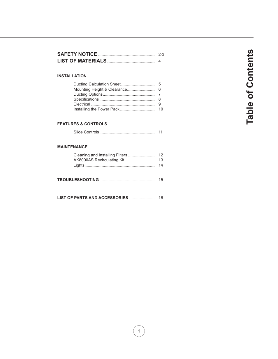 Zephyr AK8100AS User Manual | Page 3 / 19
