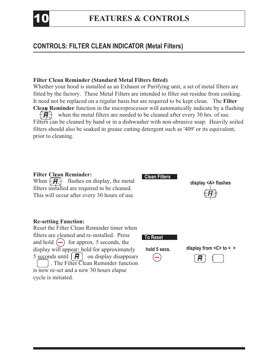 Features & controls | Zephyr ZTO-M795 User Manual | Page 13 / 17