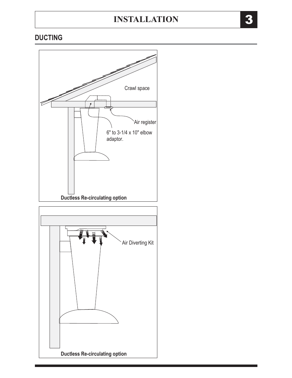 Installation | Zephyr ZTO-M795 User Manual | Page 6 / 17