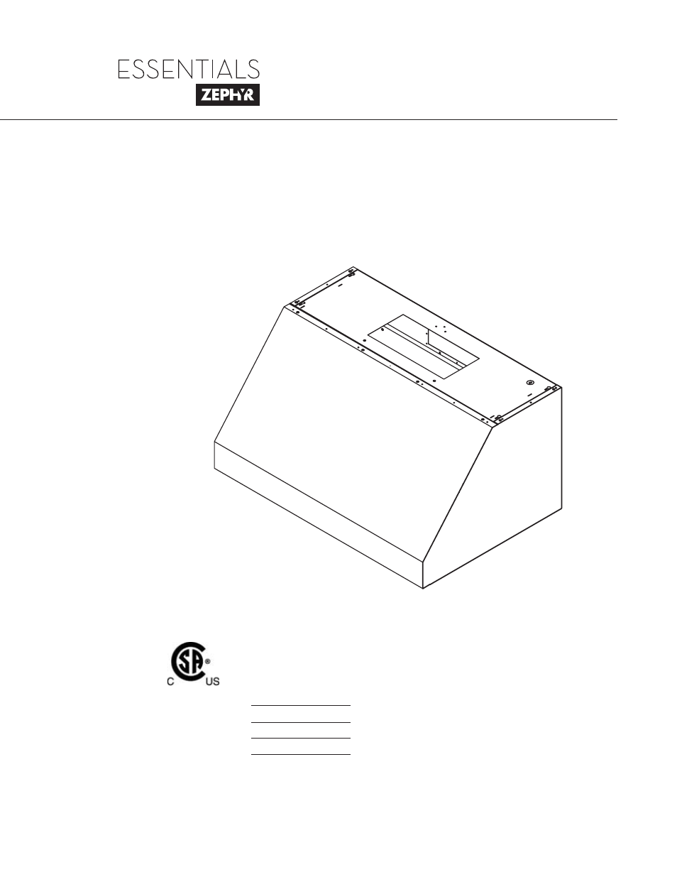 Zephyr Cypress AK7842ASX User Manual | 19 pages