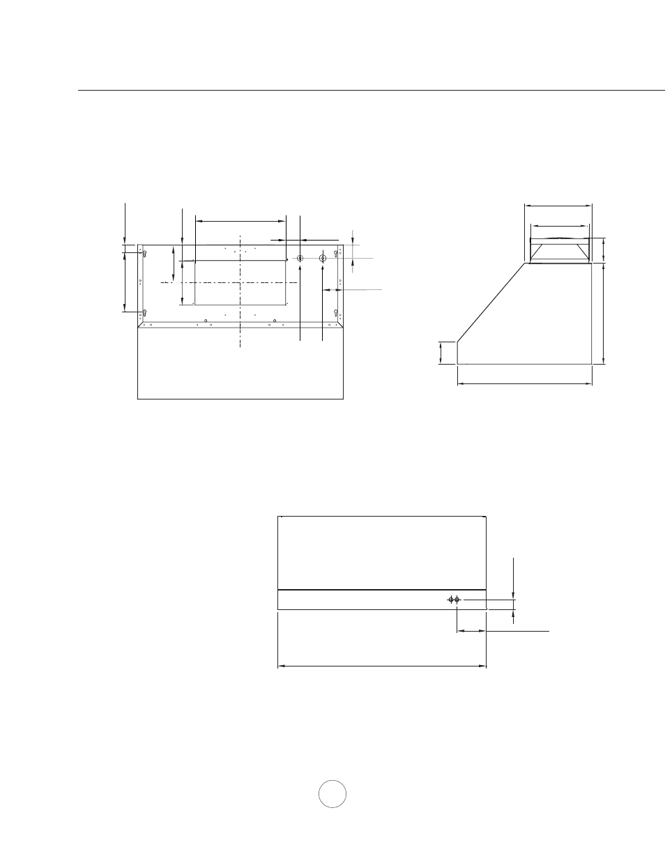 Installation – speci fi cations, Top side front | Zephyr Cypress AK7842ASX User Manual | Page 10 / 19
