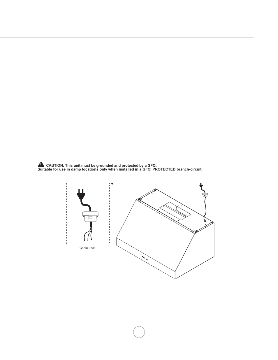 Installation – electrical | Zephyr Cypress AK7842ASX User Manual | Page 11 / 19