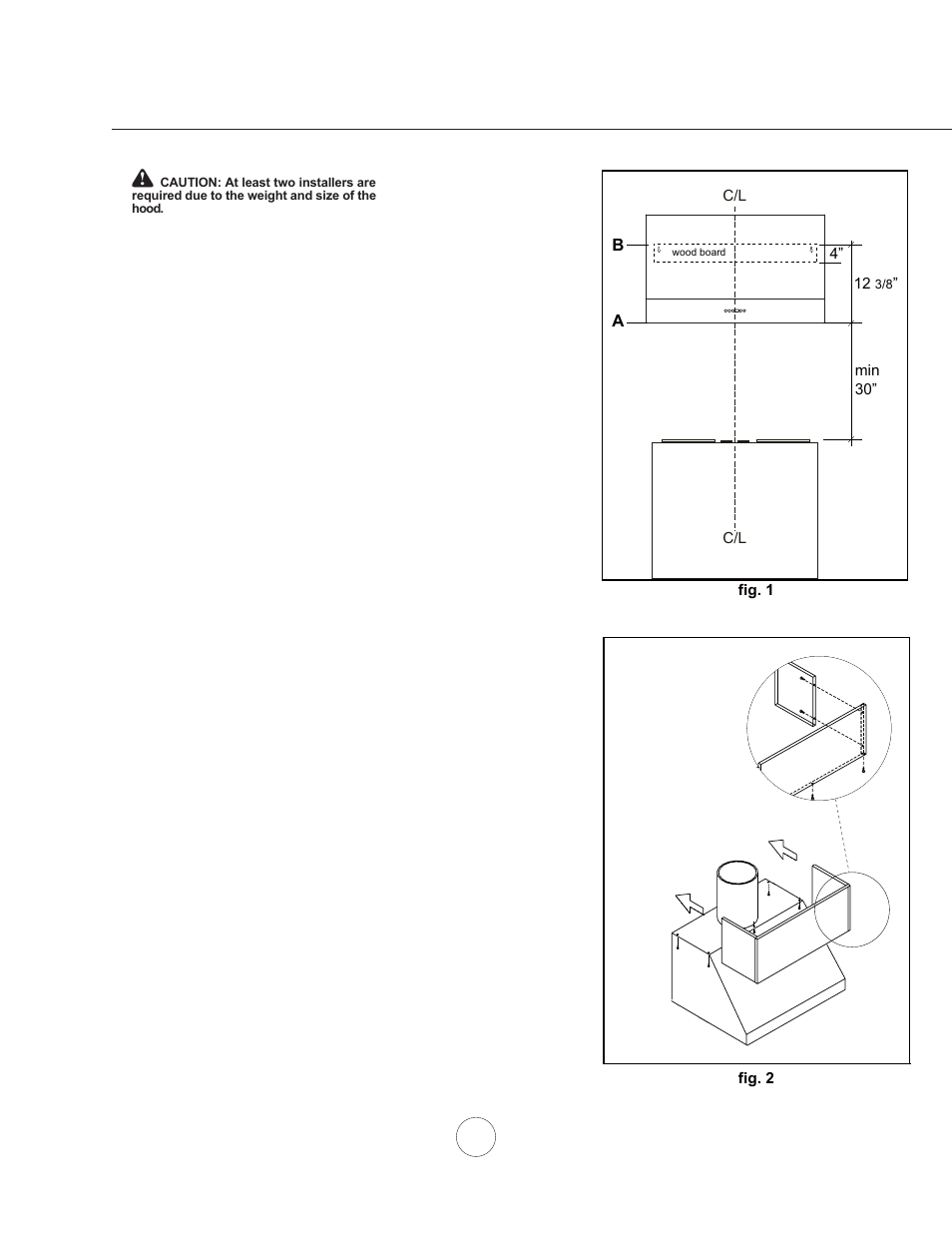 Installation – mounting the range hood | Zephyr Cypress AK7842ASX User Manual | Page 12 / 19