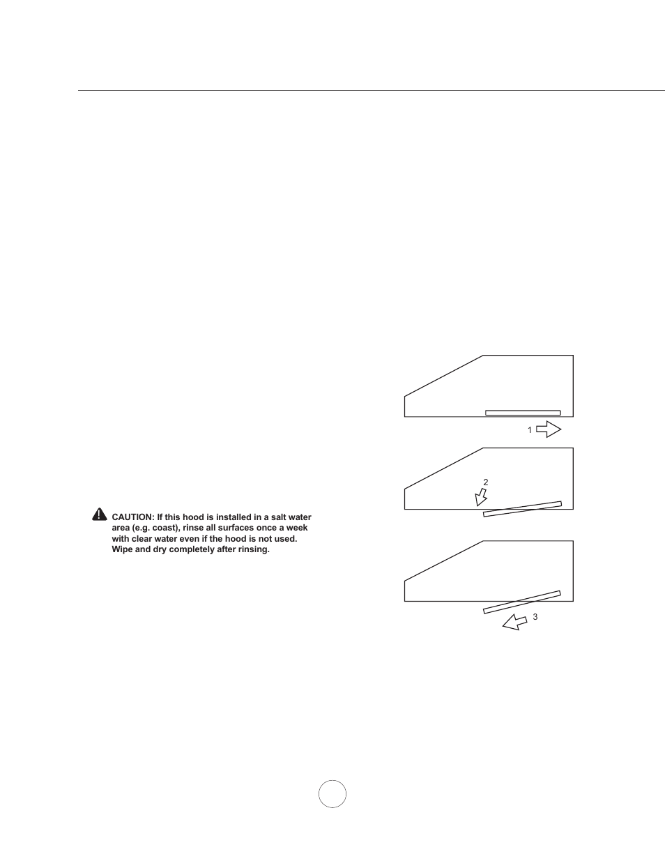 Maintenance – cleaning and filter removal | Zephyr Cypress AK7842ASX User Manual | Page 16 / 19