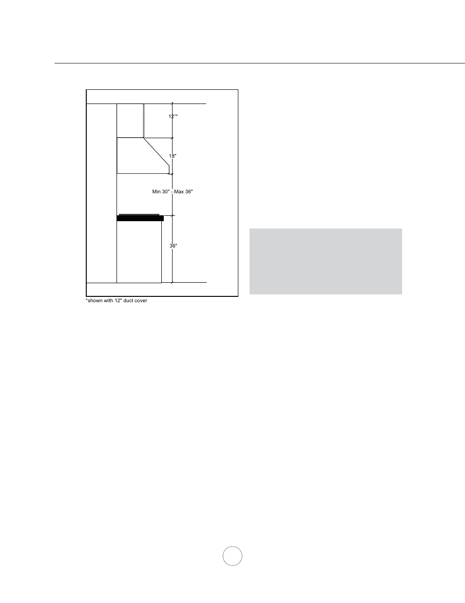 Installation – mounting height & clearance | Zephyr Cypress AK7842ASX User Manual | Page 8 / 19